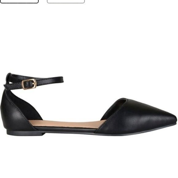 JOURNEE COLLECTION Reba Floral Flat Adjustable Ankle Strap Women’s SIZE 9W NEW - Picture 3 of 12